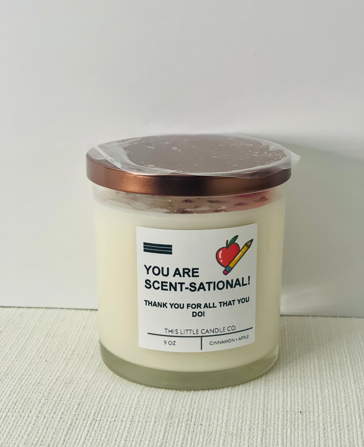 Teacher Appreciation Candle