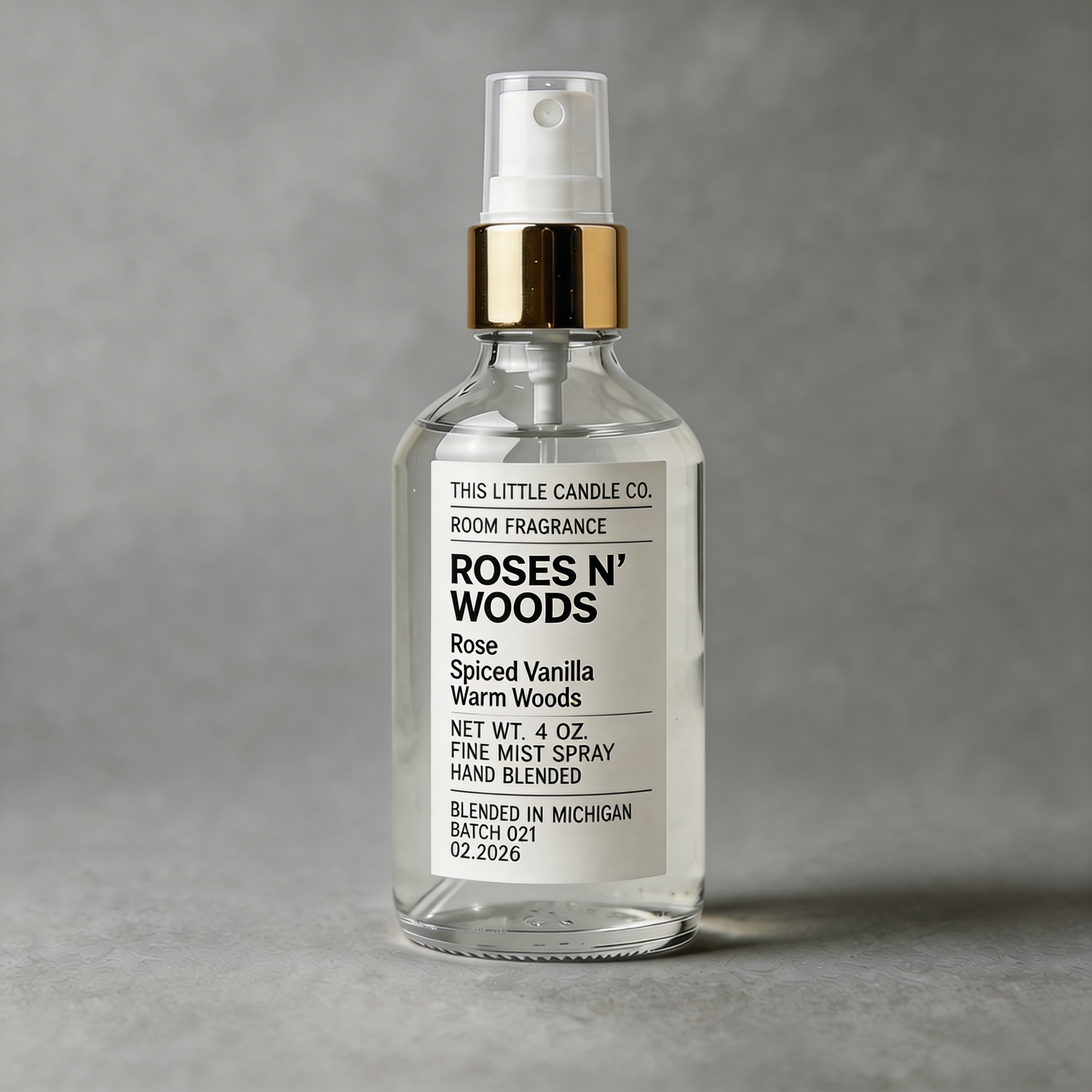 Roses N' Woods Room Fragrance | This Little Candle Co.