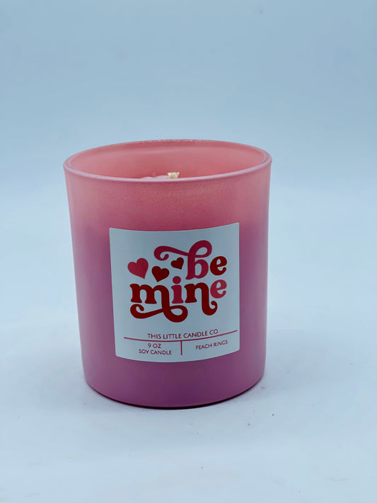 Be Mine Valentines Candle