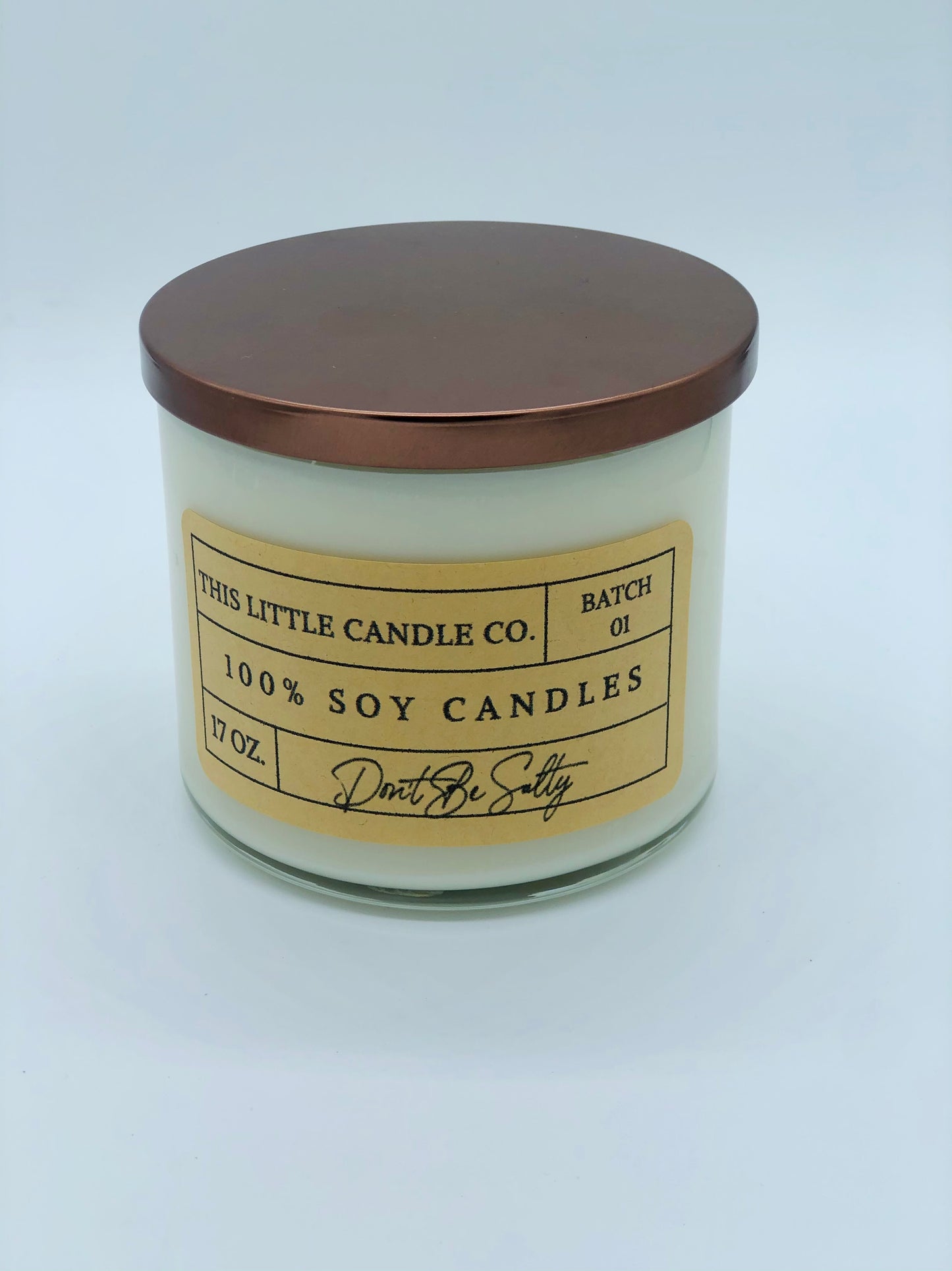 17Oz. 3-Wick Kraft Label