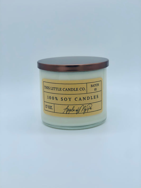17Oz. 3-Wick Kraft Label