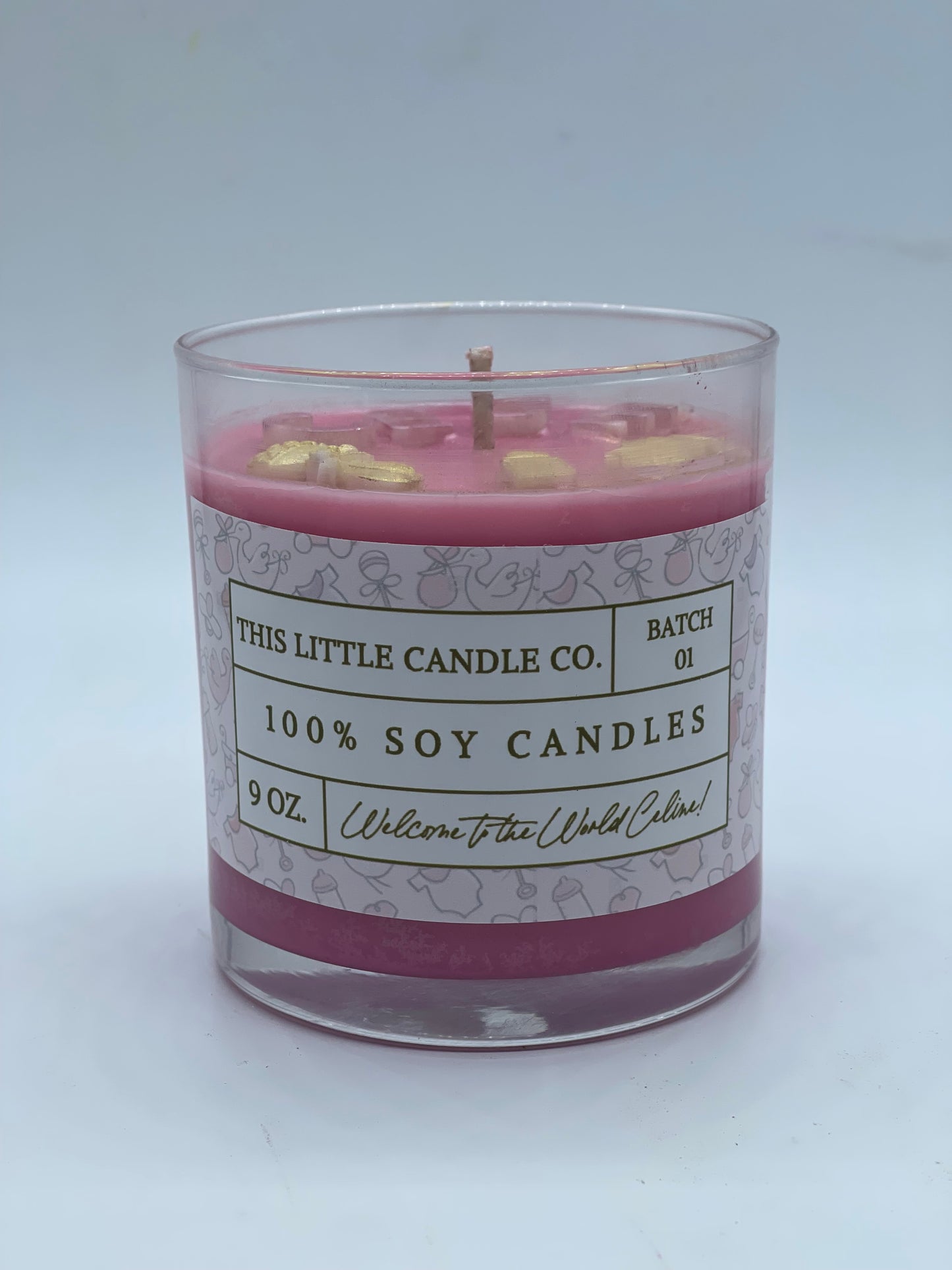 Custom Baby Girl Candle