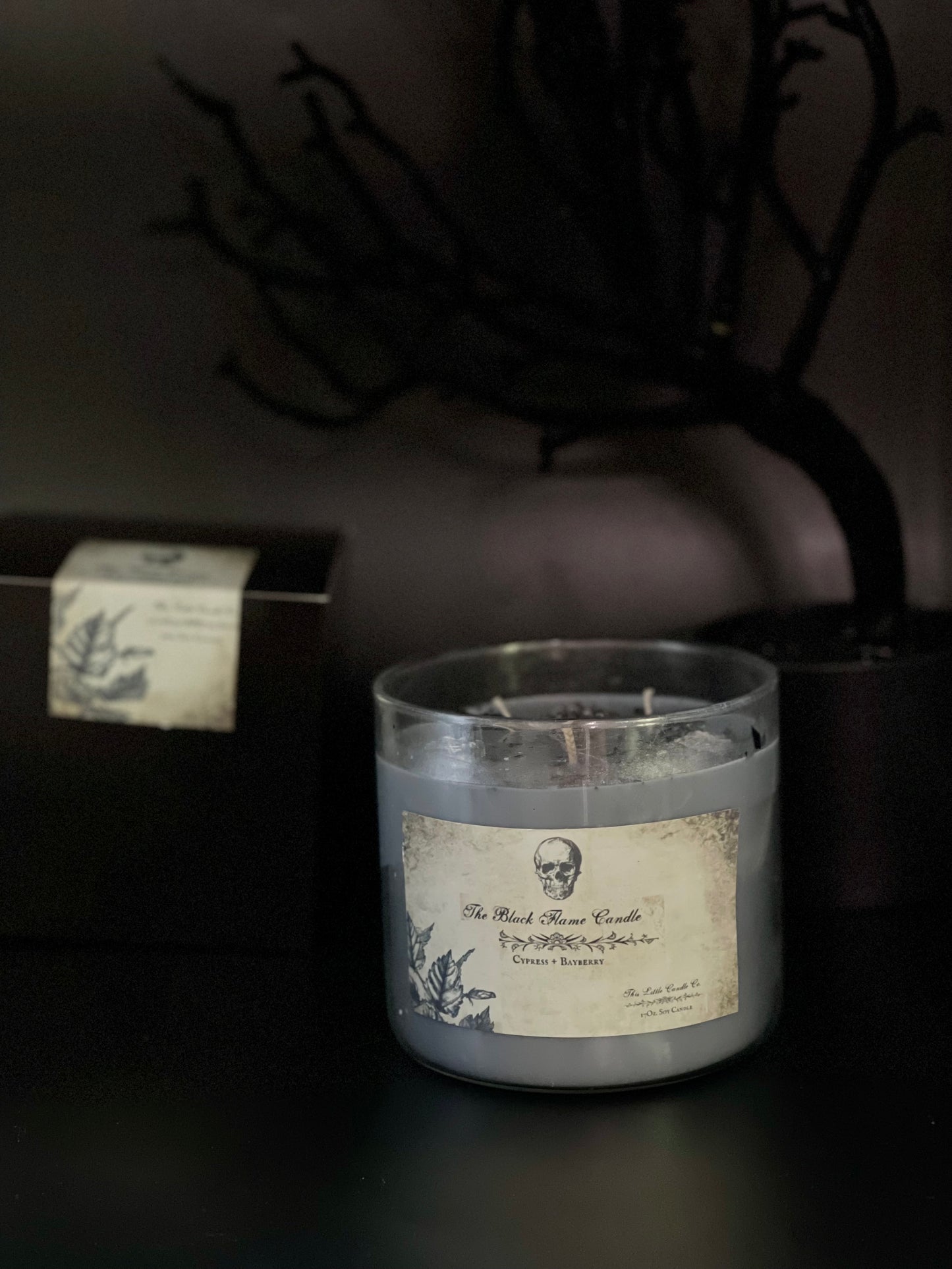 The Black Flame Candle